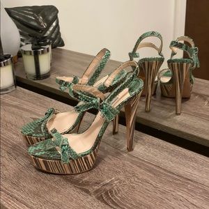 Prada python ladies heels